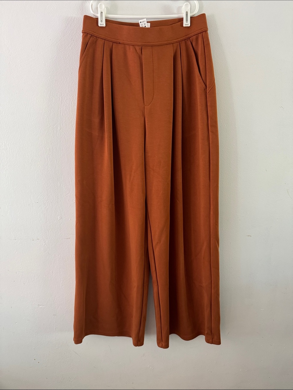 HALARA High Waisted Wide-Leg Pleaded Trousers Sz M